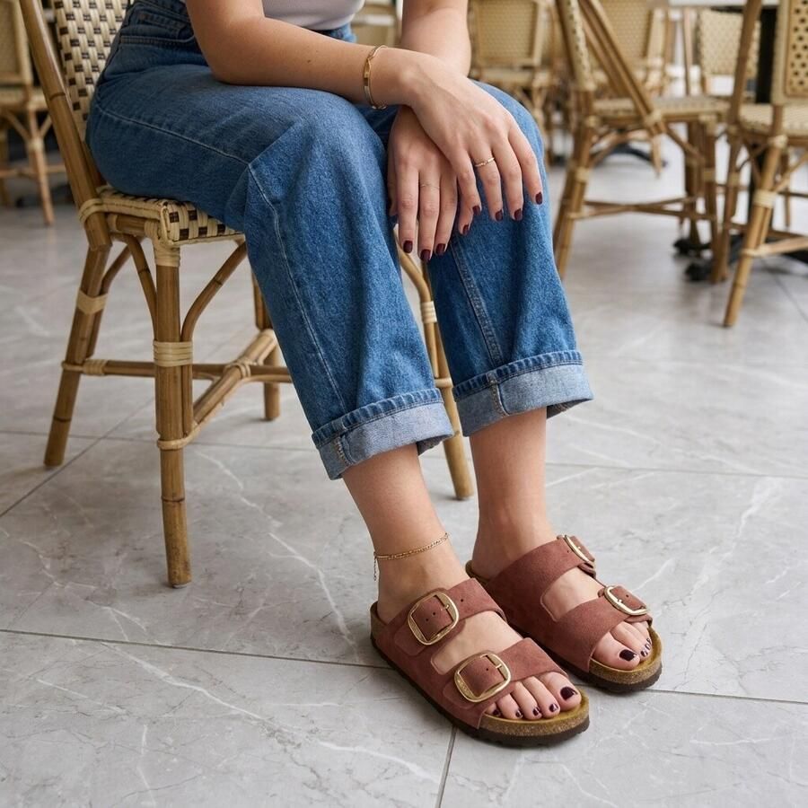 Scholl Brick Red Tweeband Slipper Noelle - Foto 4