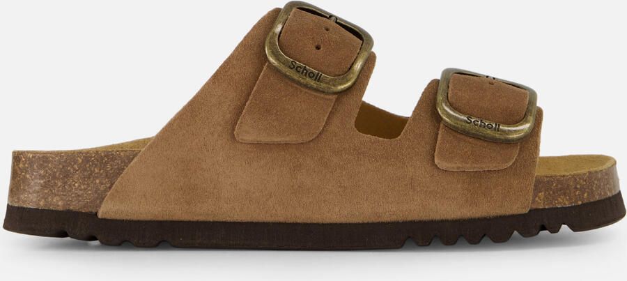 Scholl Noelle Taupe Suede Slippers - Foto 5