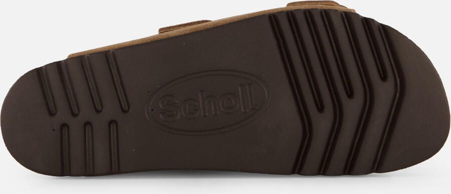 Scholl Teenslippers Noelle Suede Taupe - Foto 9