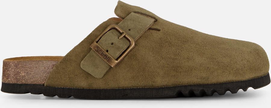 Scholl Olivier Muiltjes groen Suede - Foto 5