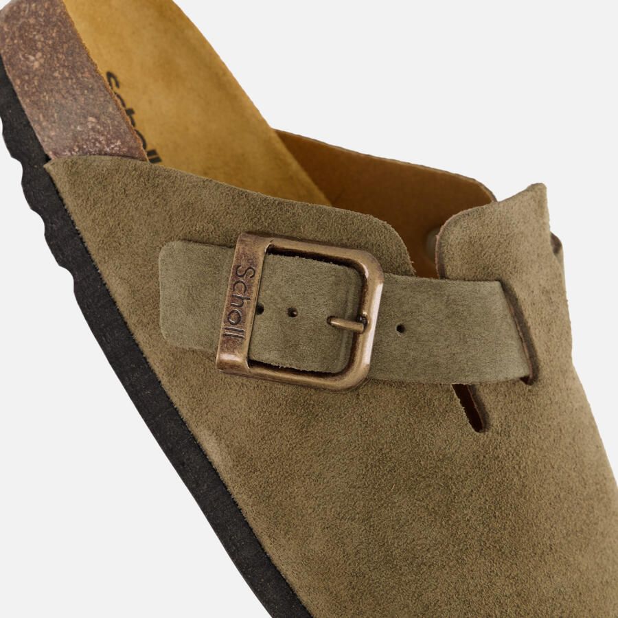Scholl Olivier Muiltjes groen Suede - Foto 3
