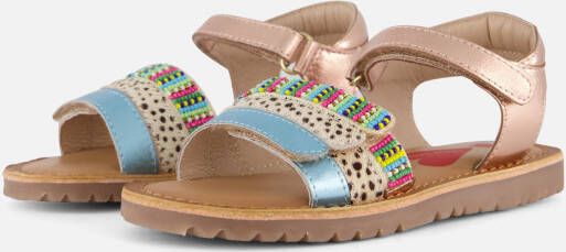 Shoesme Animal Sandalen roze Leer