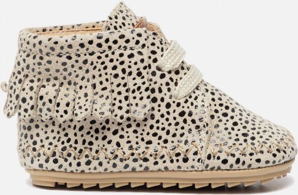 Shoesme Baby | Enkelboots | Meisjes | Beige Dots | Leer