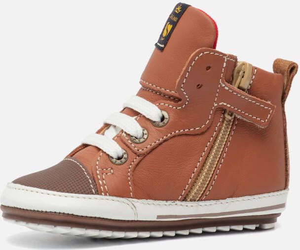 Shoesme Baby | Veterschoenen | Jongens | Cognac | Leer