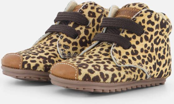 Shoesme Baby | Eerste stapschoenen | Meisjes | leopard cognac | Leer