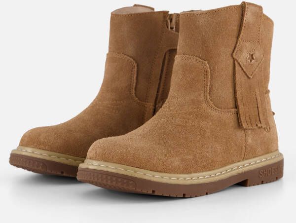 Shoesme Babyschoenen cognac Suede Kinderschoenen