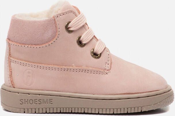 Shoesme Baby | Babysneakers | Meisjes | Pink | Leer