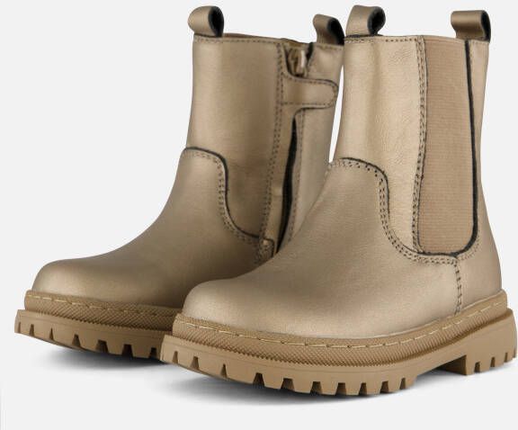 Shoesme leren chelsea boots champagne goud Meisjes Leer Effen 29 - Foto 7