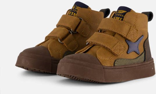 Shoesme Sh24w041 Sneakers Leren Sneaker Jongens Cognac