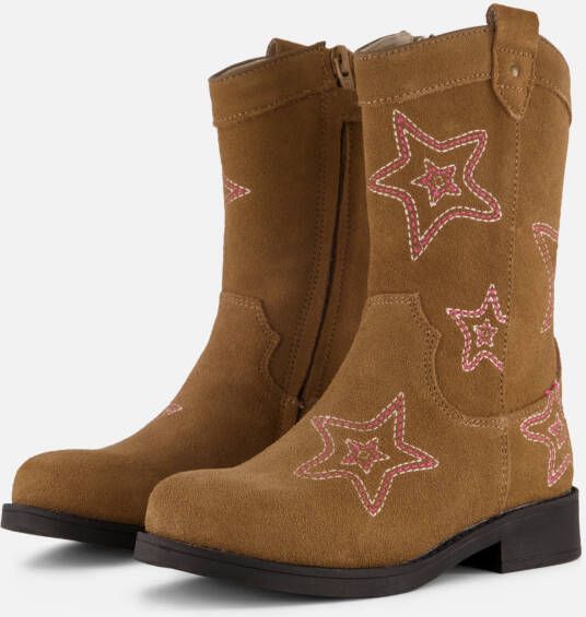 Shoesme Laarzen ster cognac Leer