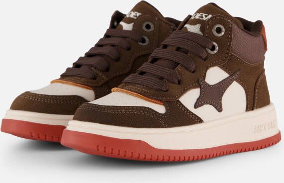 Shoesme New Outsole Sneakers bruin Leer