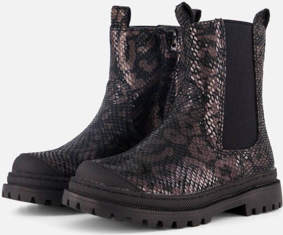Shoesme New Tank Chelsea boots zwart Leer