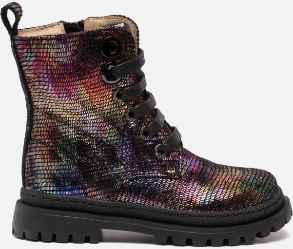 Shoesme New Tank veterboots meerkleurig Leer