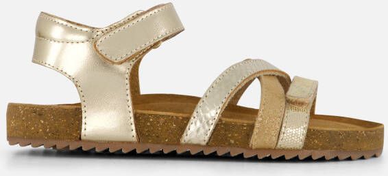 Shoesme leren sandalen goud Meisjes Leer Meerkleurig 29