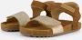 Shoesme leren sandalen bruin goud Meisjes Leer Meerkleurig 27 - Thumbnail 3