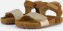 Shoesme leren sandalen bruin goud Meisjes Leer Meerkleurig 27 - Thumbnail 3