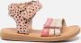 Shoesme leren sandalen met dierenprint roze zwart Meisjes Leer Dierenprint 23 - Thumbnail 3