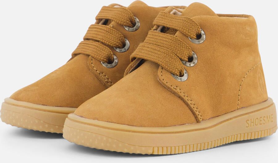 Shoesme Baby | Babysneakers | Jongens | Cognac | Leer
