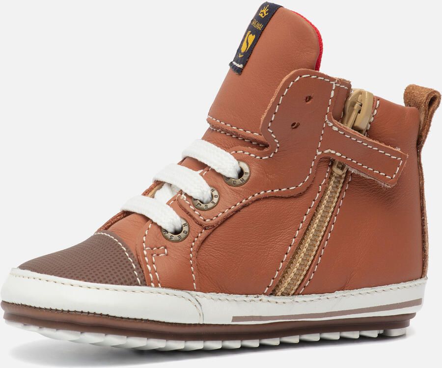Shoesme Baby | Veterschoenen | Jongens | Cognac | Leer - Foto 2