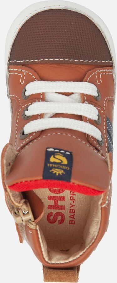 Shoesme Baby | Veterschoenen | Jongens | Cognac | Leer - Foto 6