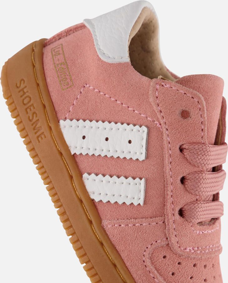 Shoesme Roze Suède Sneakertje Sneakers Kinderen Meisjes Pink Leer - Foto 5