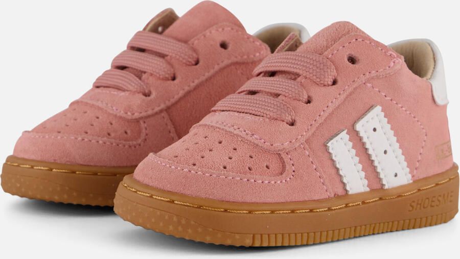 Shoesme Roze Suède Sneakertje Sneakers Kinderen Meisjes Pink Leer - Foto 6