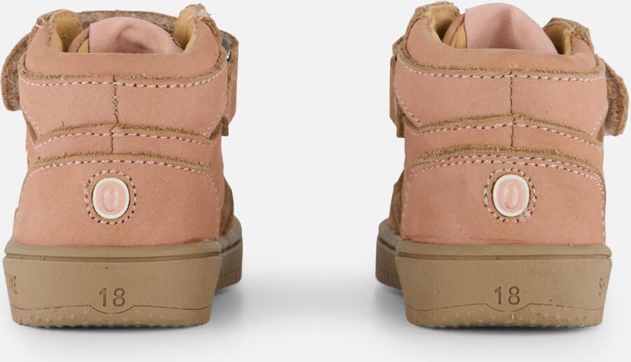 Shoesme Roze Basket Sneakertje Sneakers Kinderen Meisjes Old Pink Nubuck - Foto 5