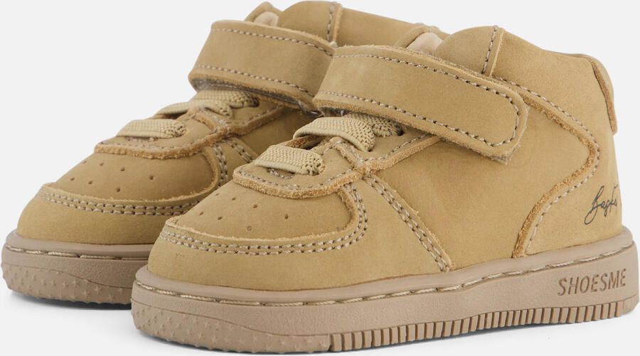 Shoesme Baby | Babysneakers | Meisjes jongens | BEIGE | Leer - Foto 3