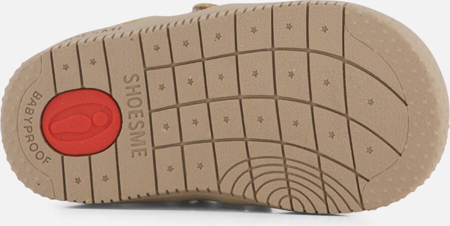 Shoesme Baby | Babysneakers | Meisjes jongens | BEIGE | Leer - Foto 6