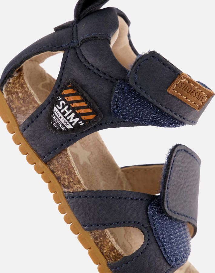 Shoesme Bio Sandalen blauw Leer - Foto 3