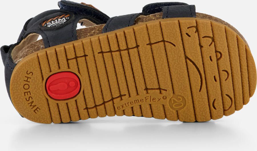 Shoesme Bio Sandalen blauw Leer - Foto 3