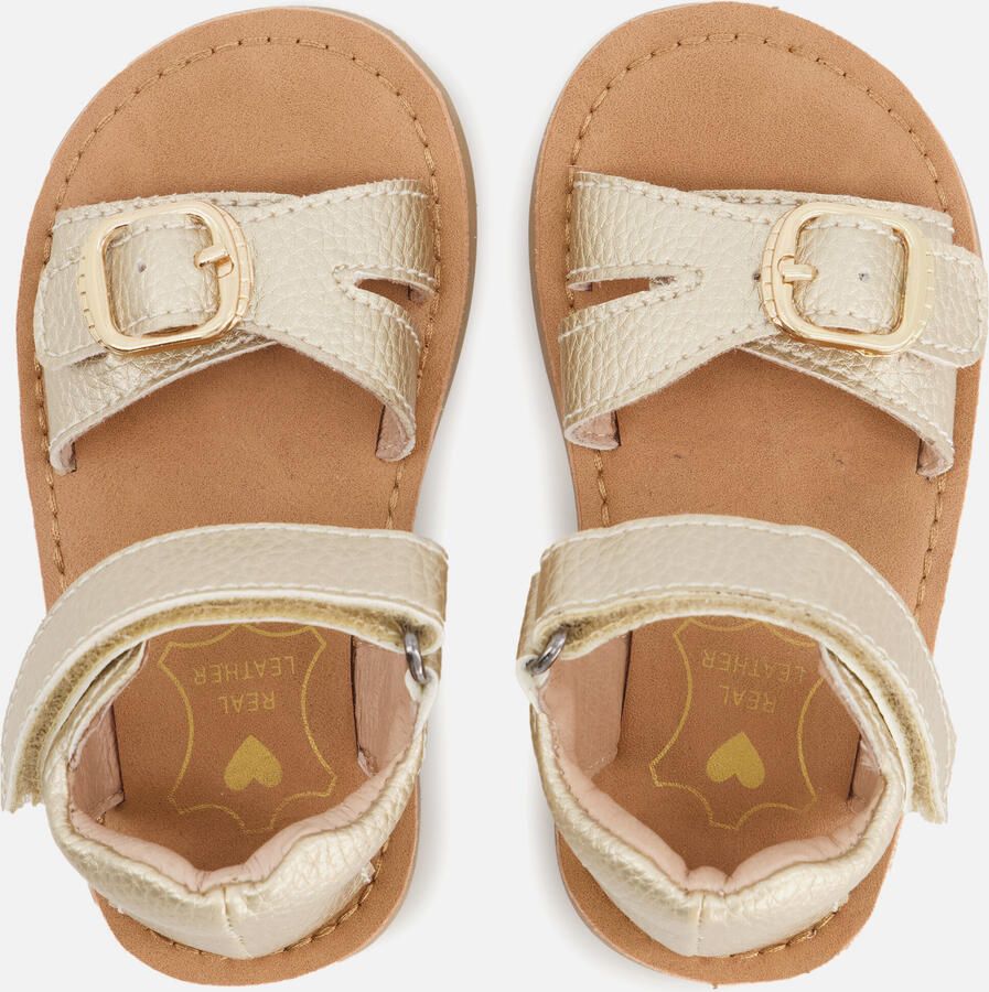 Shoesme leren sandalen goud metallic Meisjes Leer All over print 22 - Foto 4