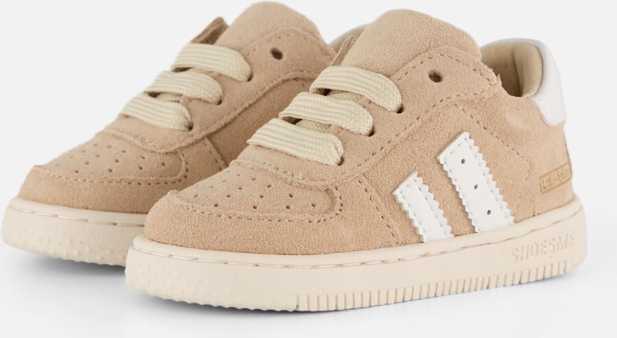 Shoesme Taupe Suède Sneakertje Sneakers Kinderen Unisex Taupe Suède