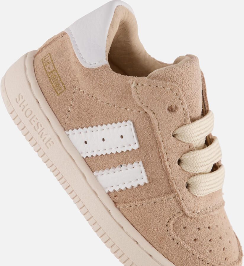Shoesme Taupe Suède Sneakertje Sneakers Kinderen Unisex Taupe Suède