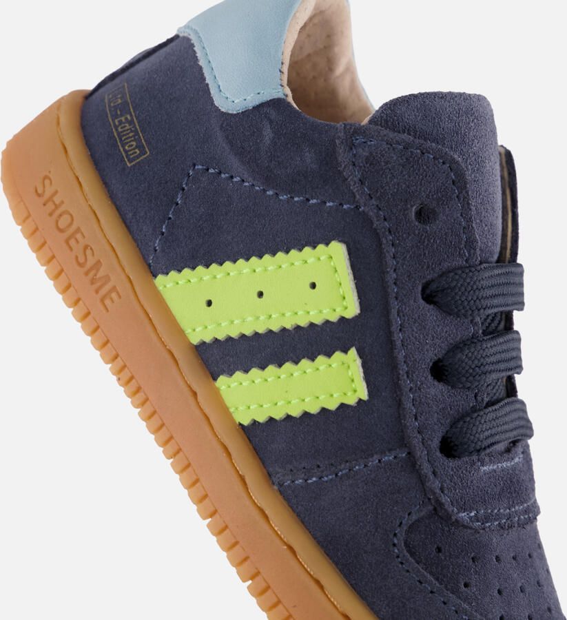 Shoesme Blauw Suède Sneakertje Sneakers Kinderen Jongens Blue Suède - Foto 6
