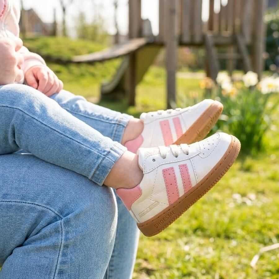 Shoesme Goud Sneakertje Sneakers Kinderen Meisjes LIGHT GOLD Microfiber leer