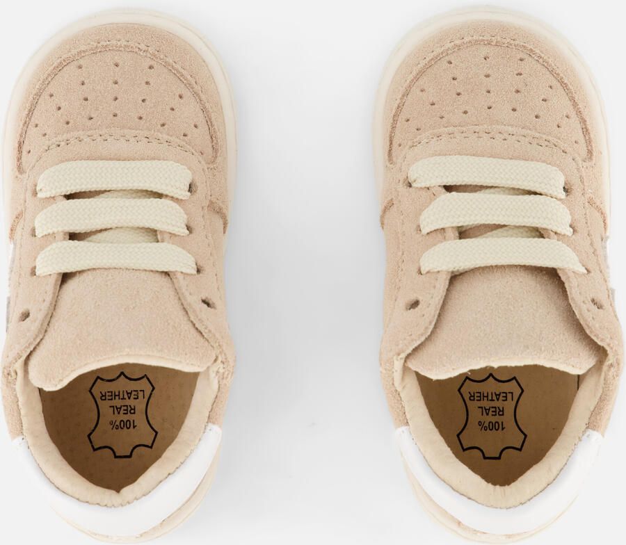 Shoesme Taupe Suède Sneakertje Sneakers Kinderen Unisex Taupe Suède - Foto 2