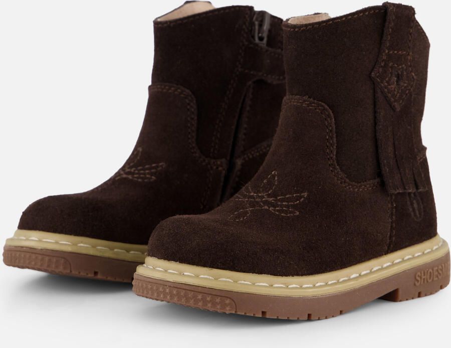 Shoesme Laarsjes bruin Suède Dames - Foto 4