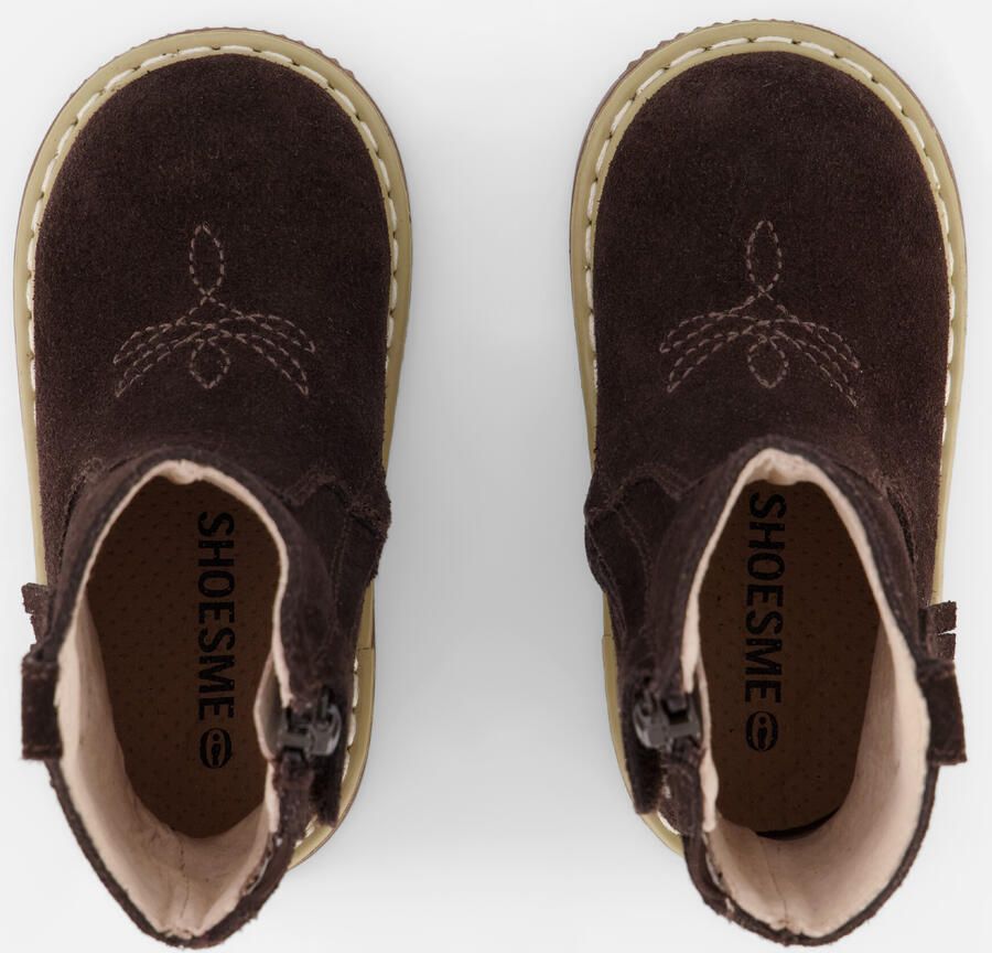 Shoesme Laarsjes bruin Suède Dames - Foto 2