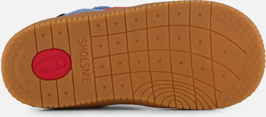 Shoesme Blauw Sneakertje Sneakers Kinderen Jongens BLUE ORANGE Suède - Foto 6