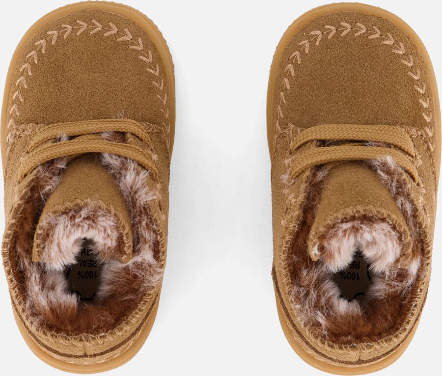 Shoesme Leren Lopen Sneakers cognac Suède Kinderschoenen - Foto 2