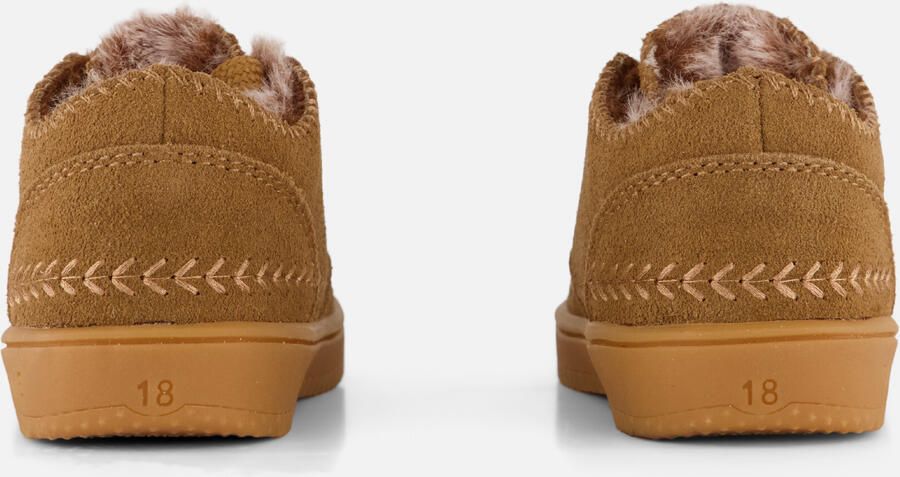 Shoesme Leren Lopen Sneakers cognac Suède Kinderschoenen - Foto 5