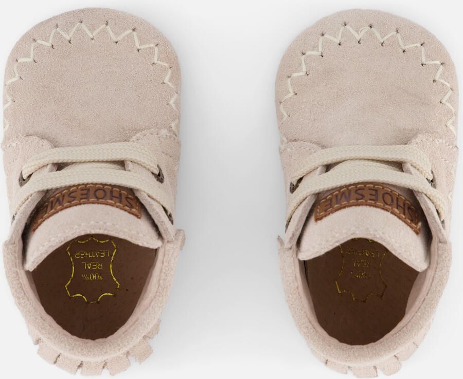 Shoesme Leren Lopen Sneakers Franjes beige Suède Kinderschoenen - Foto 2
