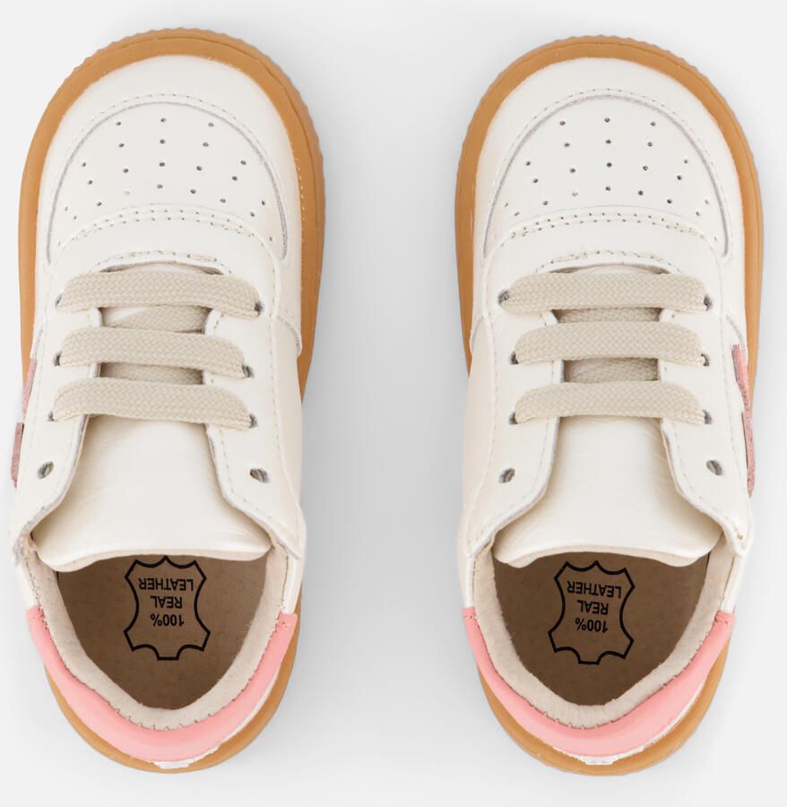Shoesme Goud Sneakertje Sneakers Kinderen Meisjes LIGHT GOLD Microfiber leer - Foto 3