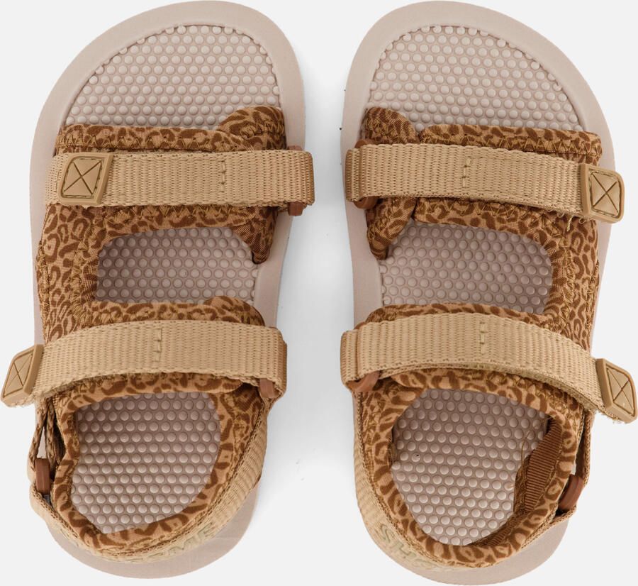 Shoesme Panterprint Lichtgewicht Sandaal Sandalen Kind Meisjes Leopard Grey Spandex - Foto 4