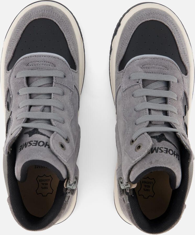 Shoesme Grijze Sneaker Sneakers Kinderen Jongens Grey Suède - Foto 3
