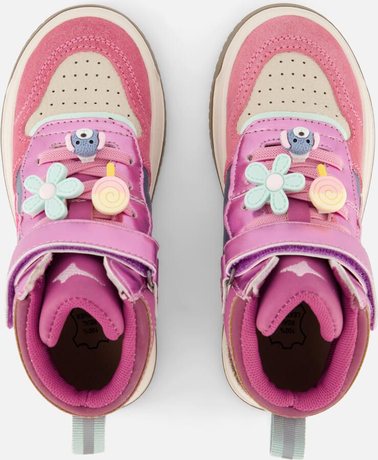 Shoesme New Outsole Sneakers roze Leer Dames - Foto 7