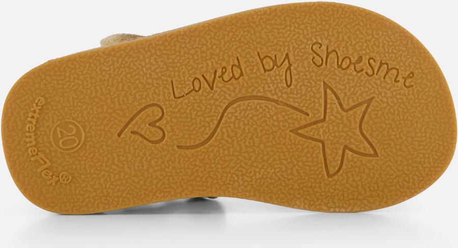 Shoesme Taupe Sandaal Met Bloem Sandalen Kind Meisjes Taupe Microfiber leer - Foto 9