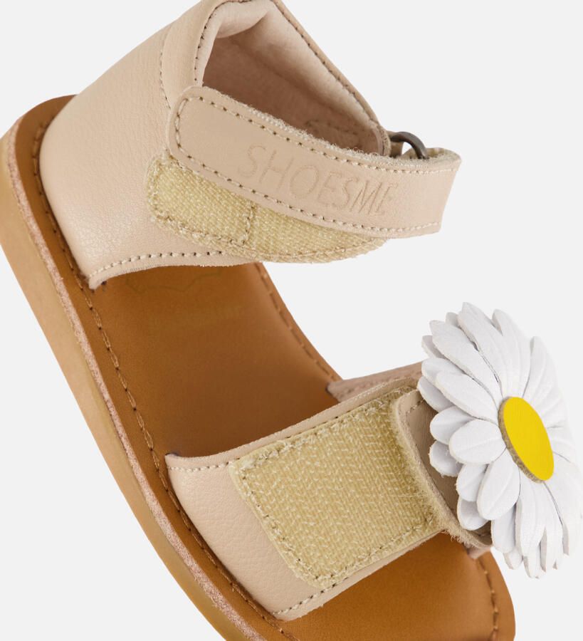 Shoesme Taupe Sandaal Met Bloem Sandalen Kind Meisjes Taupe Microfiber leer - Foto 8