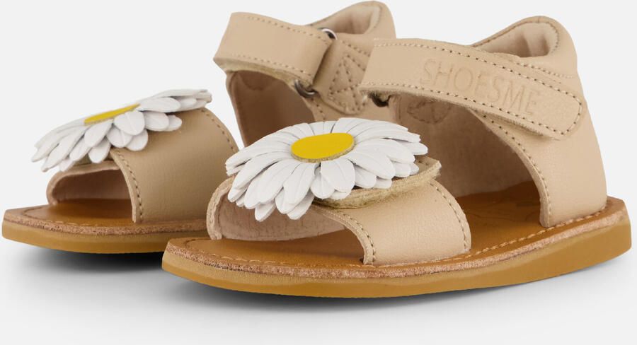 Shoesme Taupe Sandaal Met Bloem Sandalen Kind Meisjes Taupe Microfiber leer - Foto 2